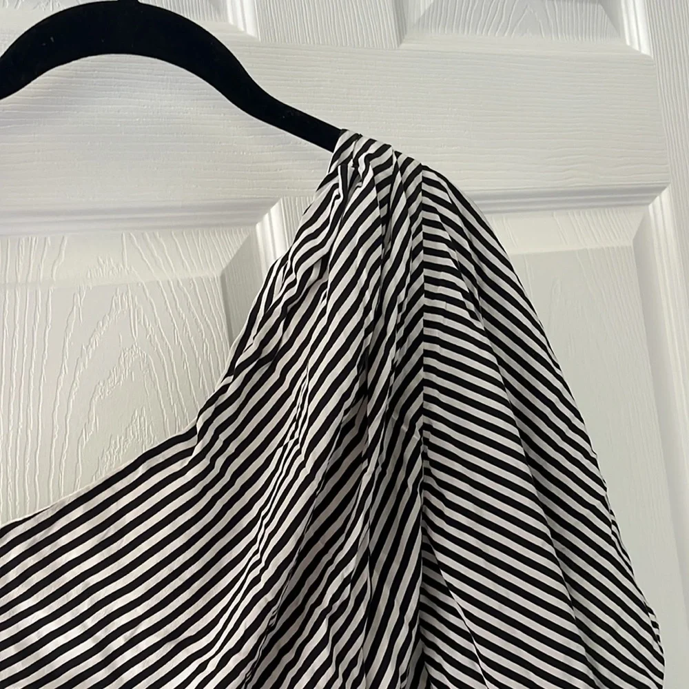 Halston Silk One Shoulder Top - Picture 9 of 16